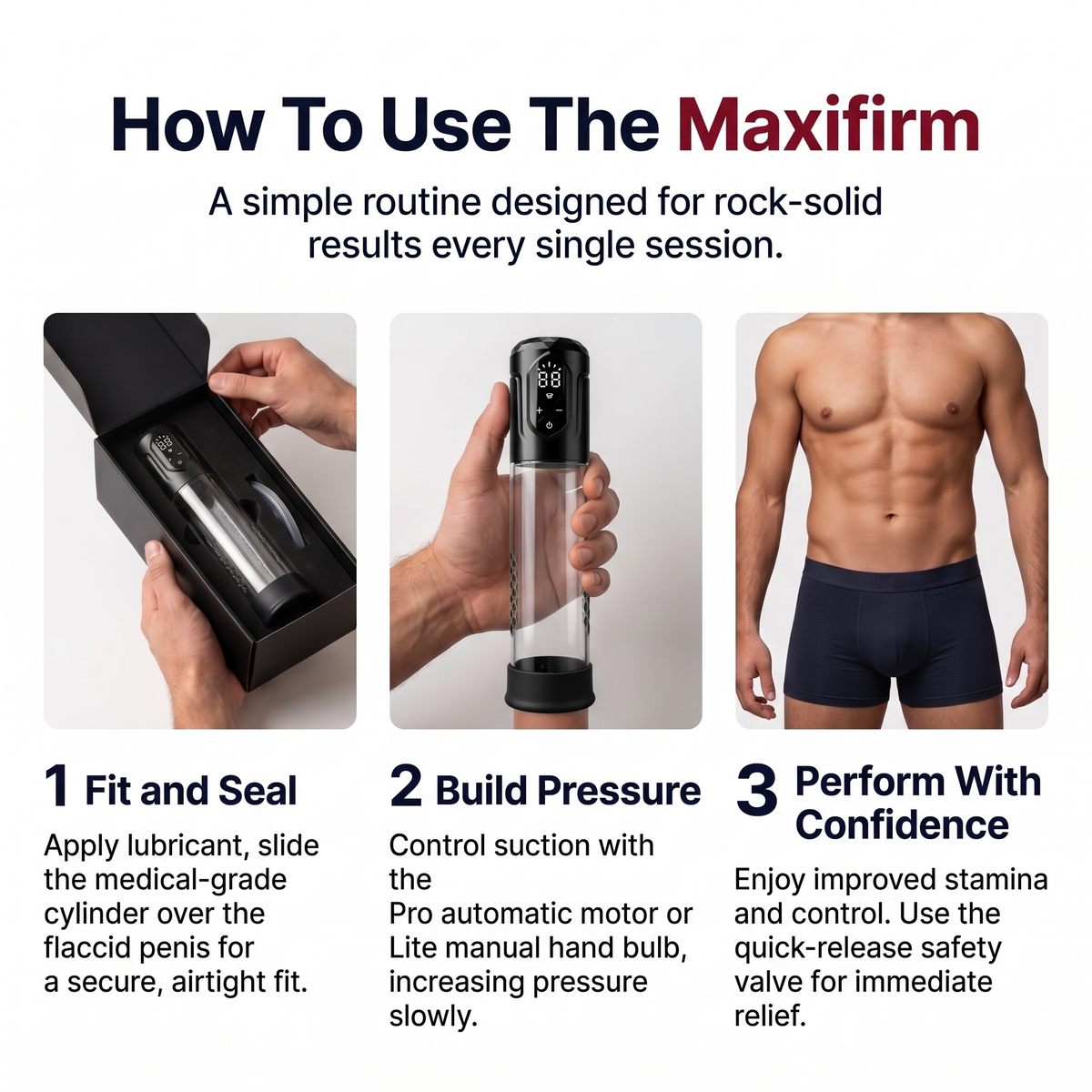 How to use the MaxiFirm Pro