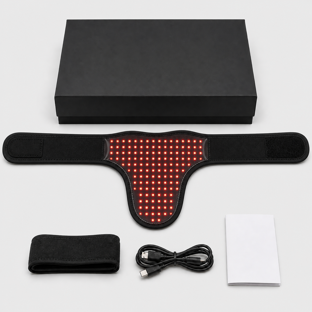 UroGlow wraparound wearable light therapy kit and accessories