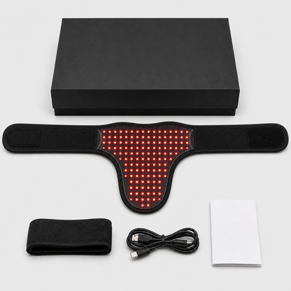 UroGlow wraparound wearable light therapy kit and accessories